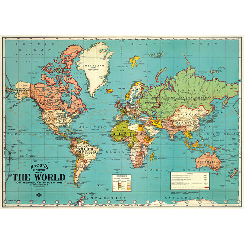 פוסטר: World Map 4