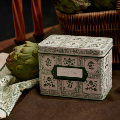 קופסת פח למתכונים: Artichoke