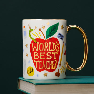 ספל פורצלן: World's Best Teacher