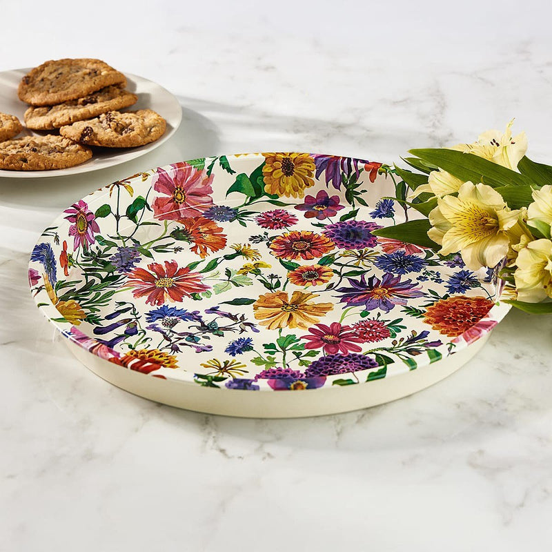מגש מתכת: Garden Flowers
