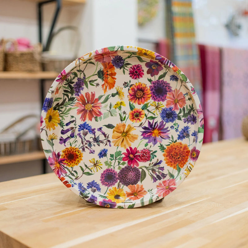 מגש מתכת: Garden Flowers