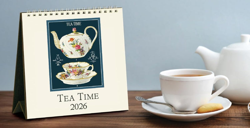 לוח שנה שולחני: Tea Time 2026