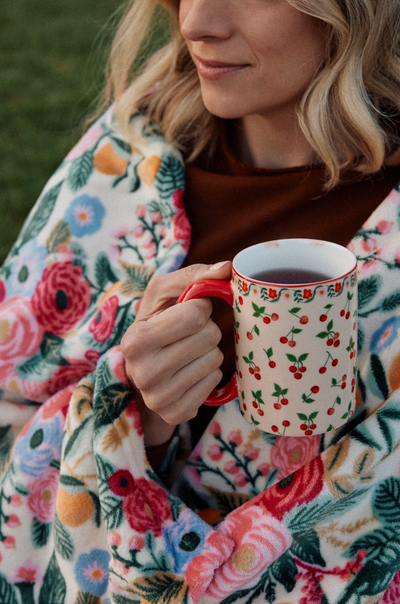 שמיכת פליז: Garden Party