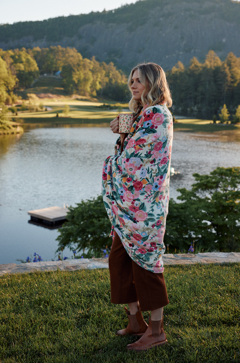 שמיכת פליז: Garden Party