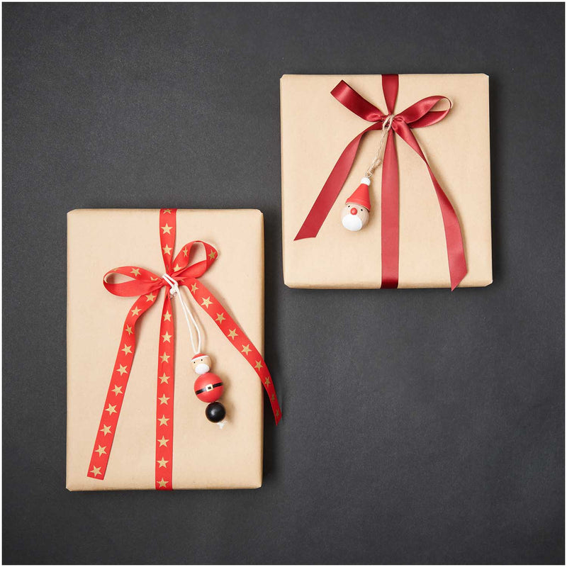 בובת עץ לתליה : Santa Hat