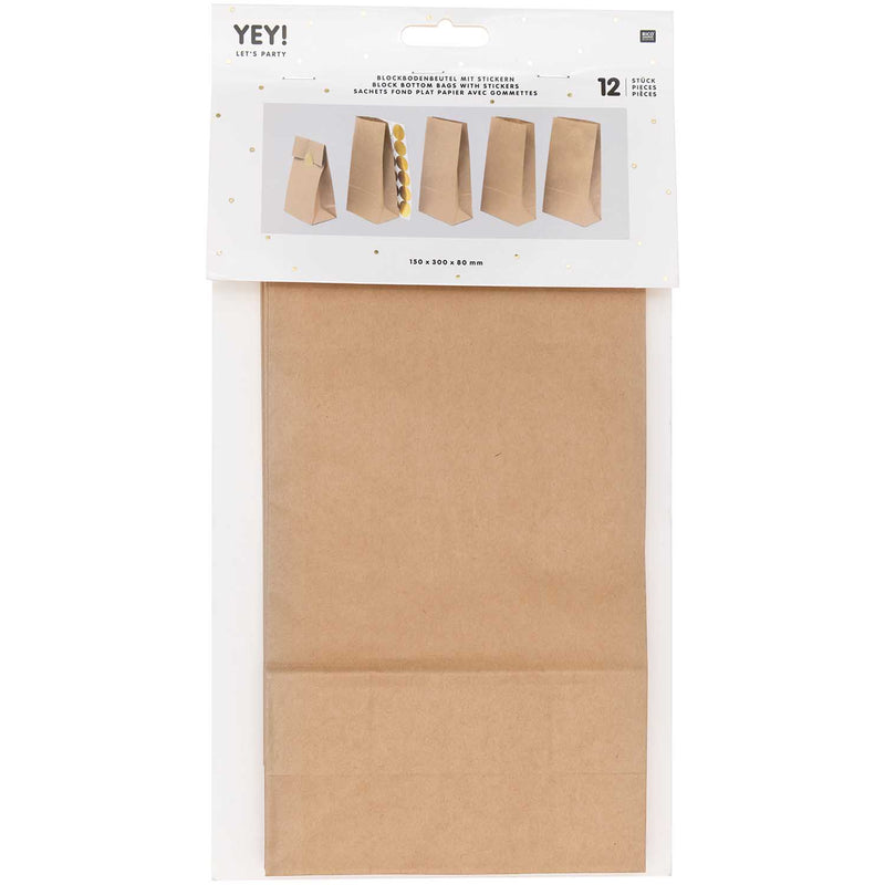 מארז שקיות נייר ארוכות : Kraft M