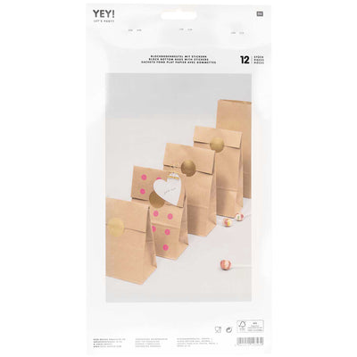 מארז שקיות נייר ארוכות : Kraft M