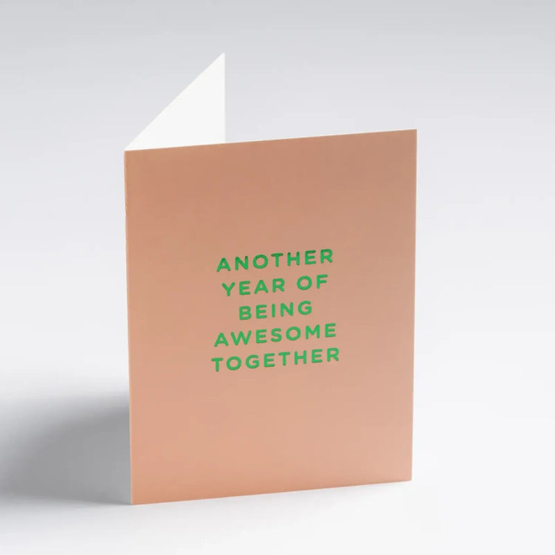 מיני כרטיס ברכה: Awesome Together