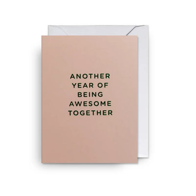 מיני כרטיס ברכה: Awesome Together