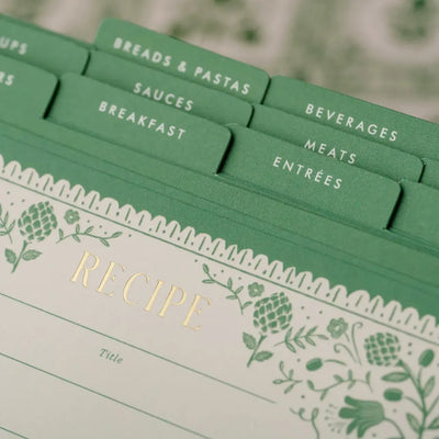 קופסת פח למתכונים: Artichoke