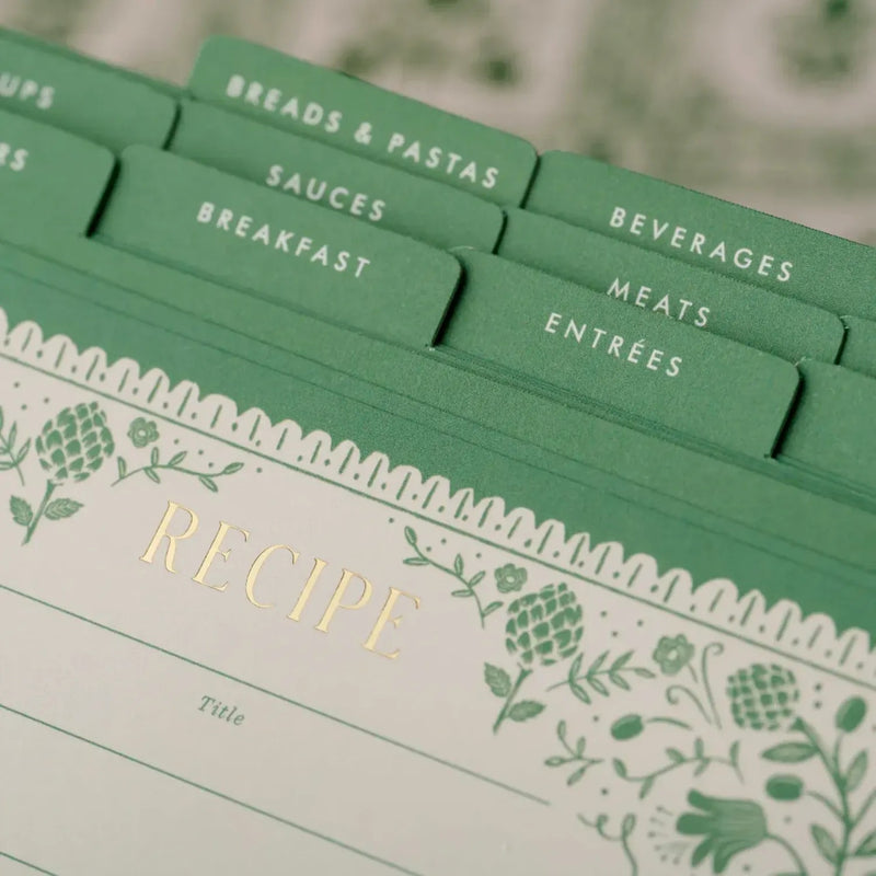 קופסת פח למתכונים: Artichoke