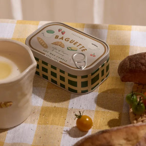 נר: Bistro Tin, French Baguette- Rosemary & Thyme 