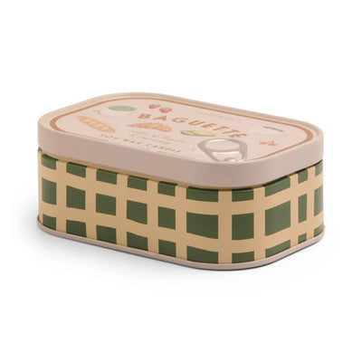 נר: Bistro Tin, French Baguette- Rosemary & Thyme 