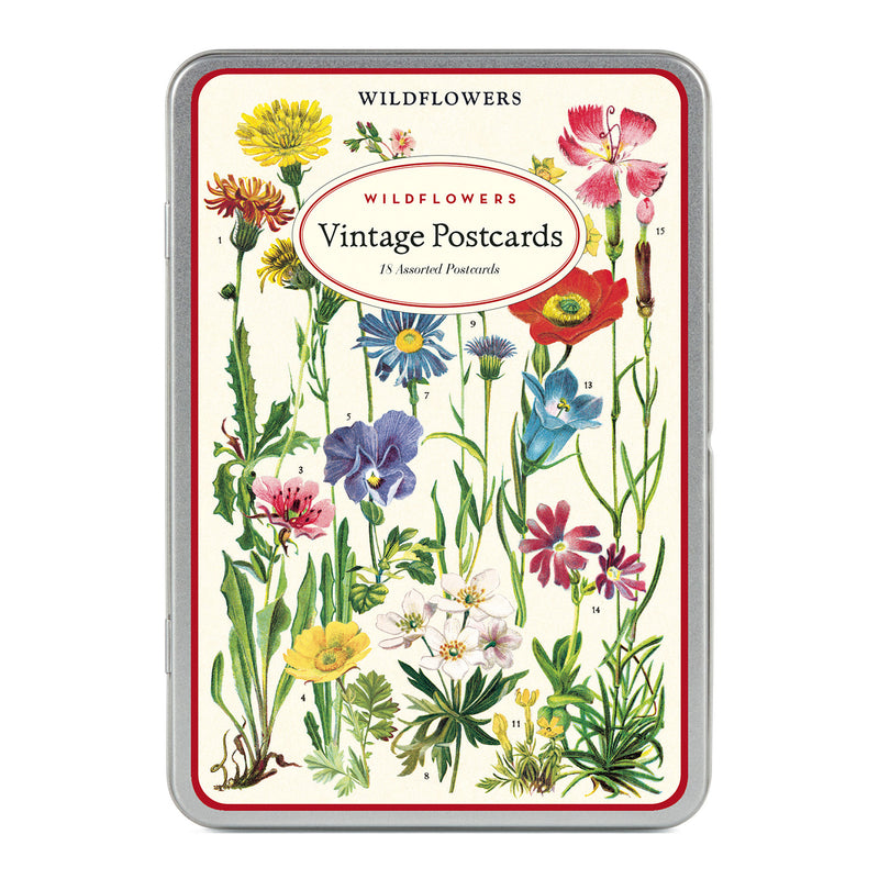 מארז גלויות בקופסת פח : Wildflowers 2