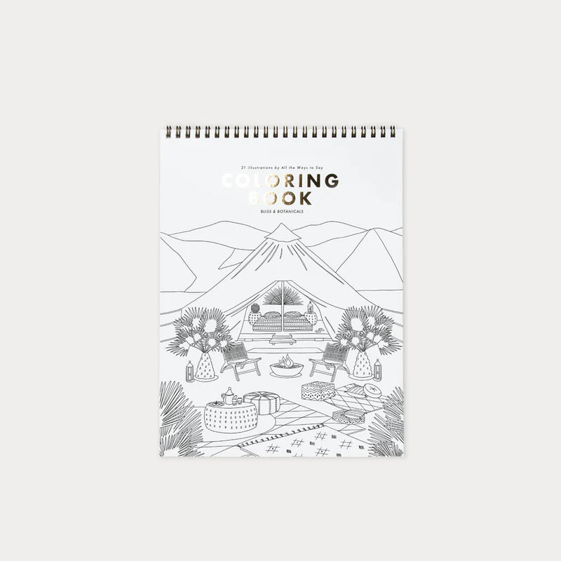 חוברת צביעה: Bliss & Botanicals