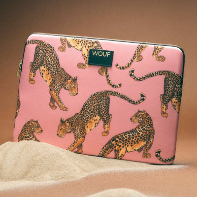 תיק למחשב ״14& ״13: Blush Leopard