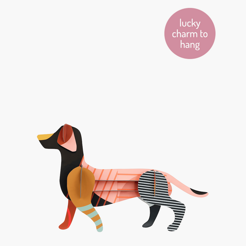 יצירה בנייר: Dachshund