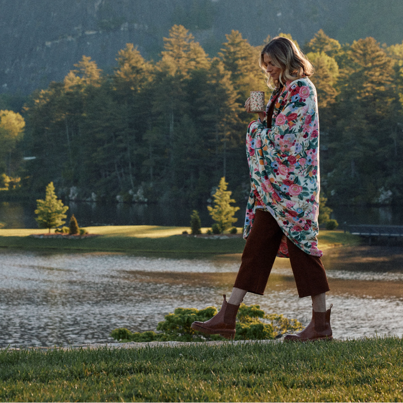 שמיכת פליז: Garden Party