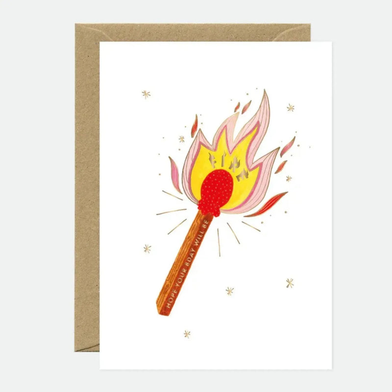 כרטיס ברכה: Fire Match