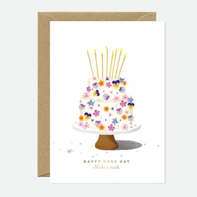 כרטיס ברכה: Flower Cake 