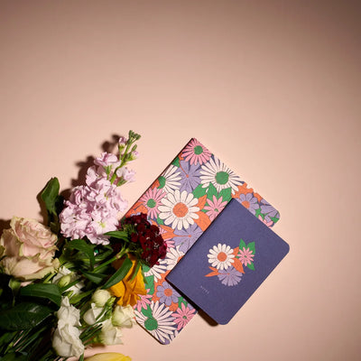 מחברת שורה A5: Flower Power Parme