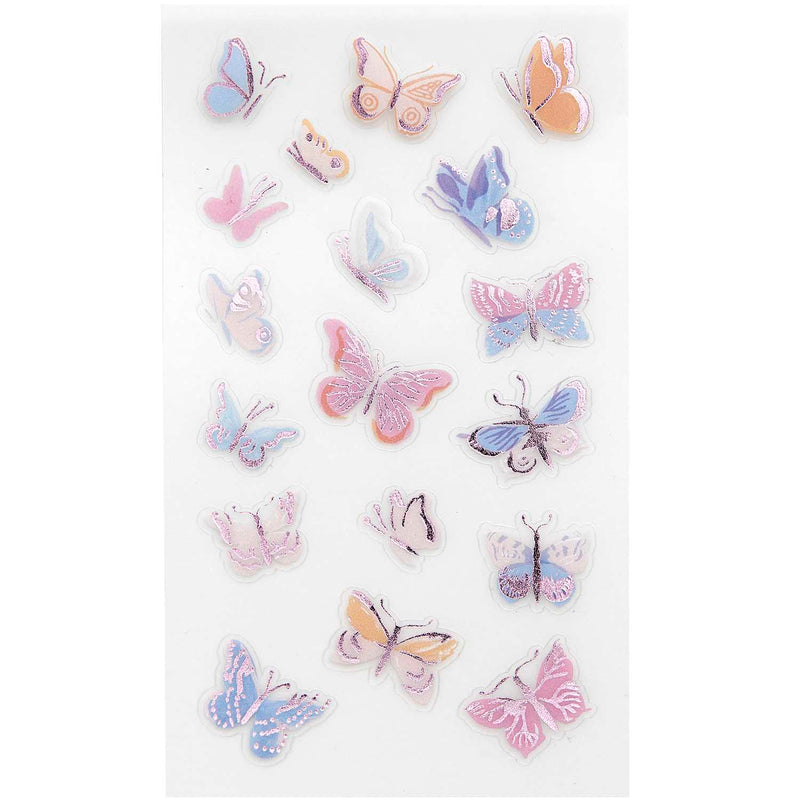 מדבקות: Rose Butterflies