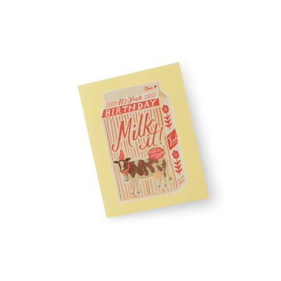 מארז 8 כרטיסי ברכה: Milk It Birthday