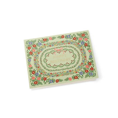 מארז 8 כרטיסי ברכה: Rosette Birthday