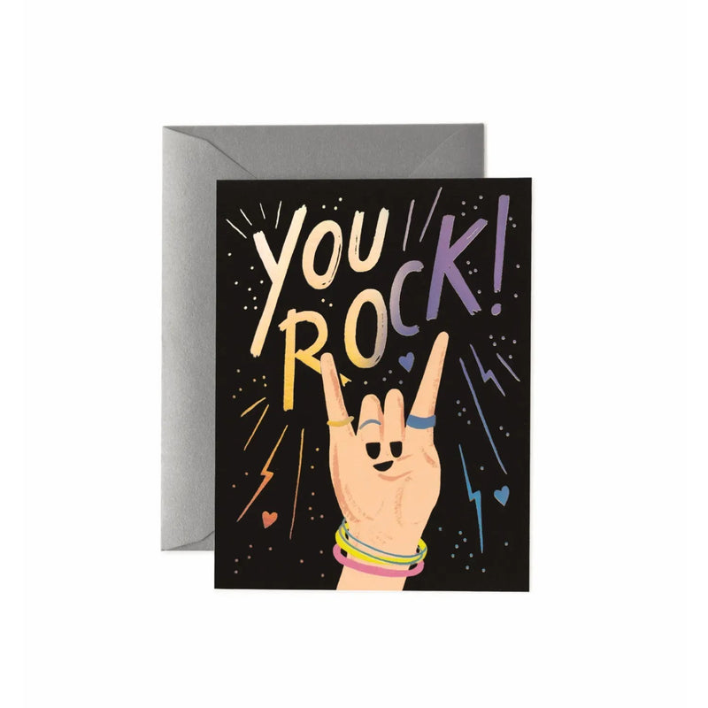 מארז 8 כרטיסי ברכה: You Rock 