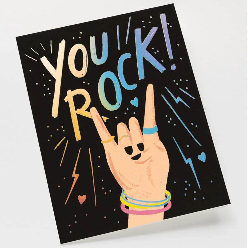 מארז 8 כרטיסי ברכה: You Rock 
