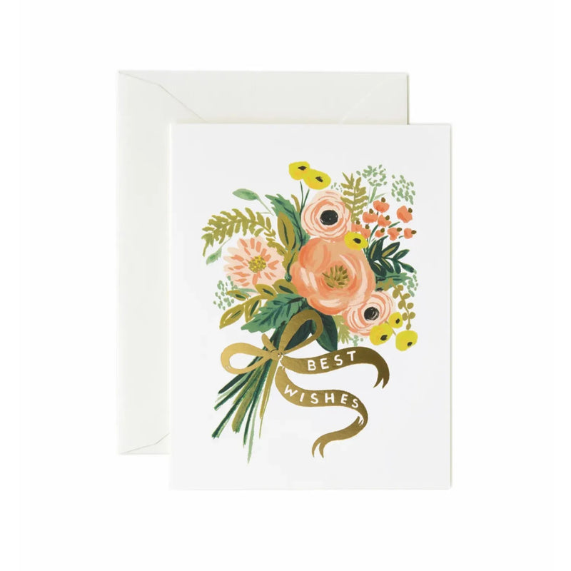 מארז 8 כרטיסי ברכה: Best Wishes Bouquet
