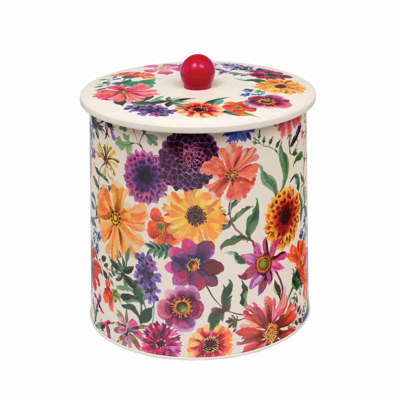 קופסת פח עגולה: Garden Flowers