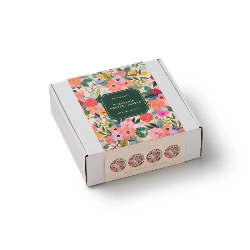 סט צלחות קינוח: Garden Party