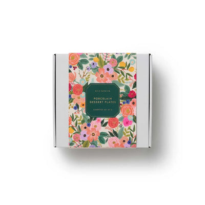 סט צלחות קינוח: Garden Party