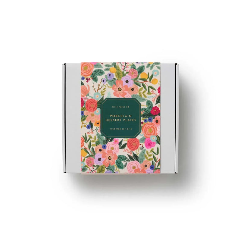 סט צלחות קינוח: Garden Party