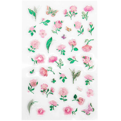 מדבקות ג'ל: Rose