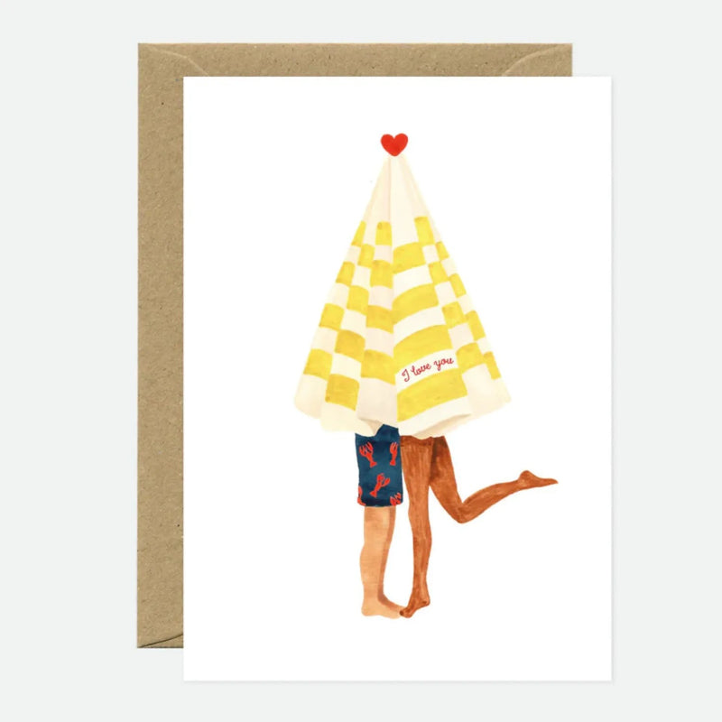 כרטיס ברכה: Beach Umbrella 