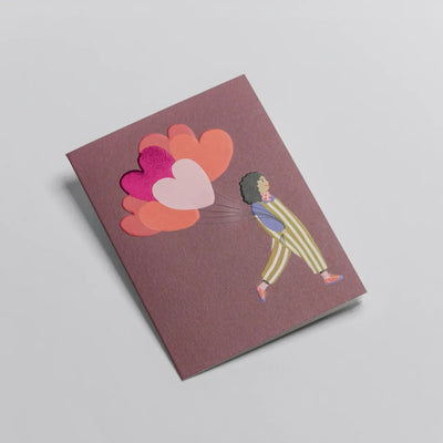 מיני כרטיס ברכה: Love Heart 