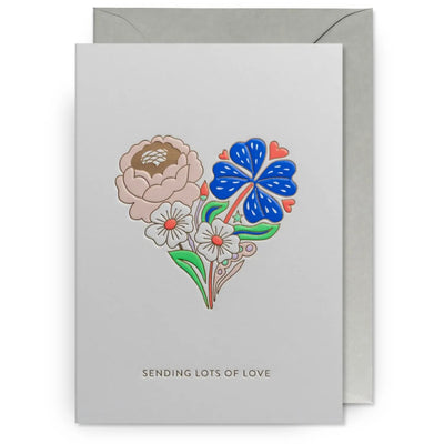 כרטיס ברכה: Sending Lots Of Love 