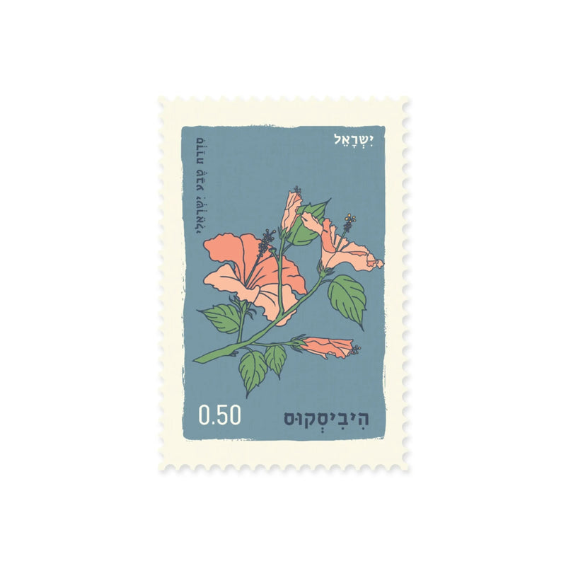גלויה Hibiscus