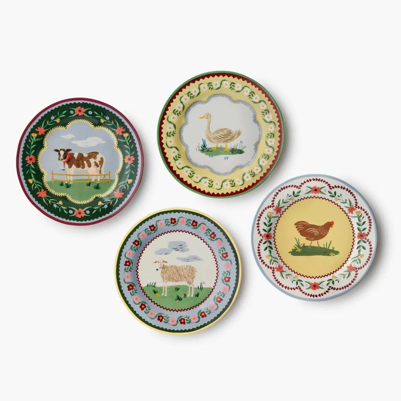 סט צלחות קינוח: Home Sweet Home 