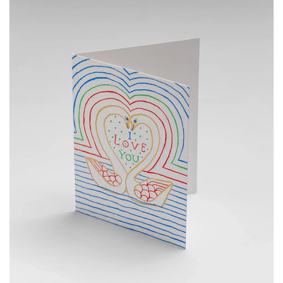 מיני כרטיס ברכה: I Love You 