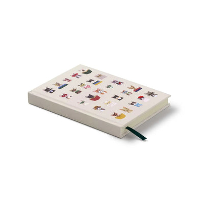 מחברת בכריכה רקומה: Cats