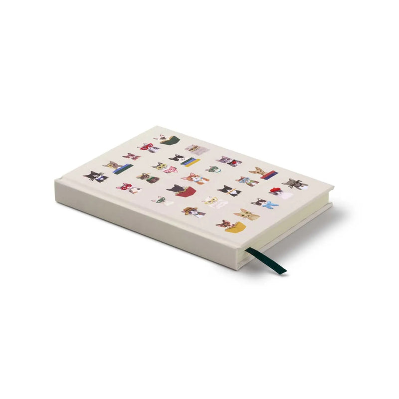 מחברת בכריכה רקומה: Cats