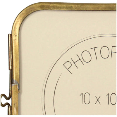 מסגרת שולחנית מרובעת : Brass 