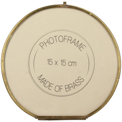 מסגרת שולחנית עגולה: Brass M 