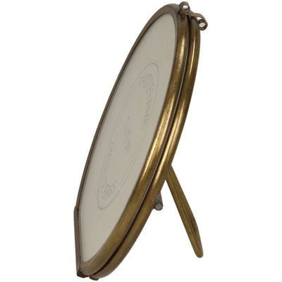 מסגרת שולחנית עגולה: Brass S