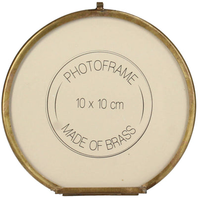 מסגרת שולחנית עגולה: Brass S