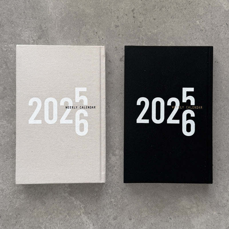 יומן שבועי 2025-2026: Black