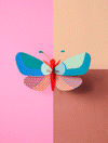 יצירה בנייר : Lily Butterfly M